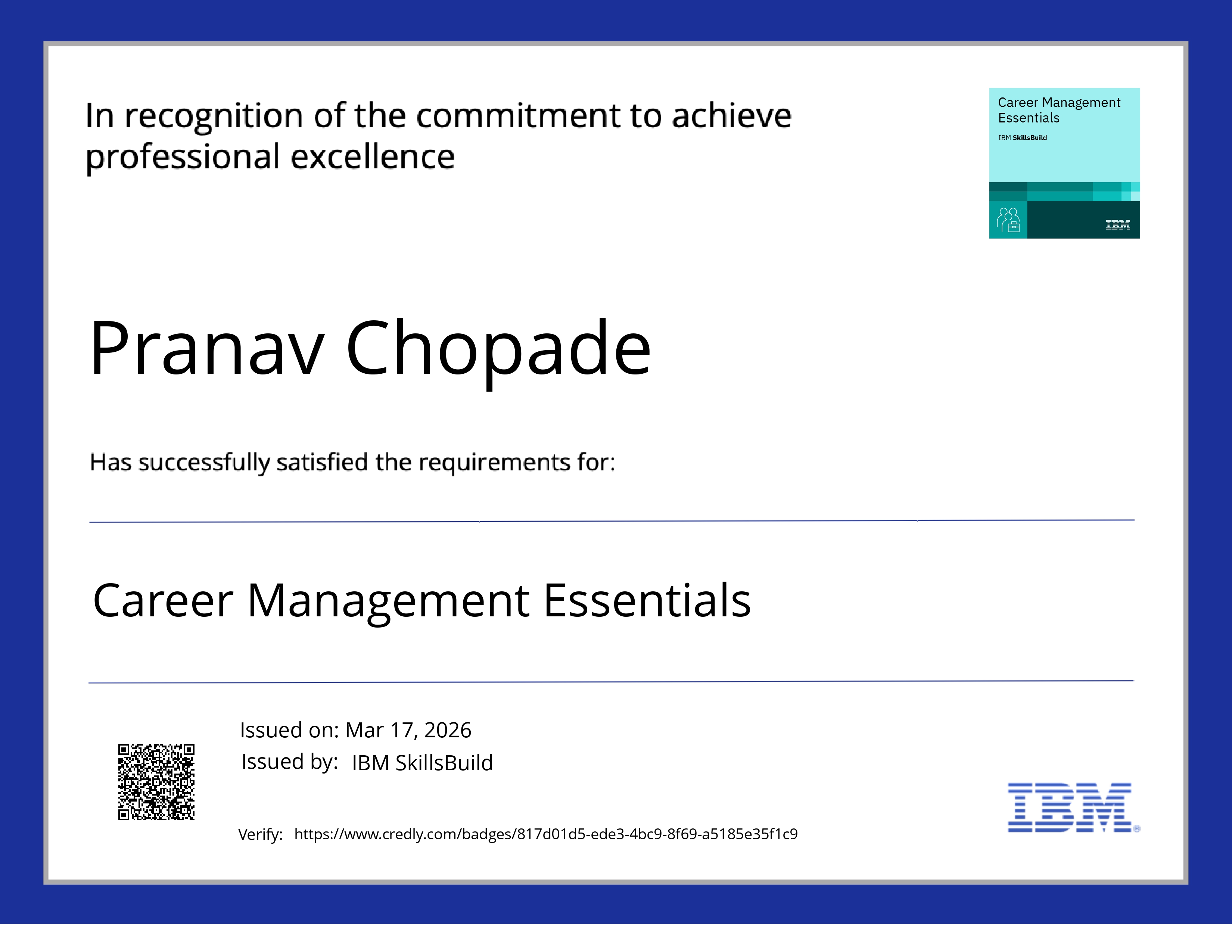 Career Management Essentials